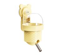 Mangeoires à Eau sur Le thème des Glaces et des crèmes pour Petits Animaux, avec Ventouse en Silicone, Bouteilles distributrices, Bol à Eau Automatique