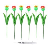 Mangeoires à fleurs pour colibris - Distributeur d'eau automatique, station de tasse d'abeille, décoration d'abreuvoir d'oiseaux | Ornement d'arrosage décoratif coloré pour la maison, le jardin, la