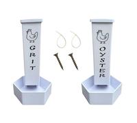 Mangeoires à gruau de poulet et distributeur de coquilles d ' huîtres Nutritions précises Poulaillers pour diverses races de volailles dans les poulaillers Distributeur automatique de régime pour