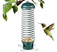 Mangeoires à oiseaux à suspendre pour l'extérieur, anti-écureuils, mangeoire d'extérieur en spirale pour observer les oiseaux, parc, porche, terrasse, jardin, patio, pelouse, jardin, jardin, cour