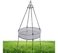 Mangeoires à Oiseaux d'Extérieur,Plateau d'alimentation en Maille Anti-Vent de 51 cm,Mangeoire à Colibri Suspendable Résistante au Vent | pour l'Observation des Chardonnerets et Colibris au Jardin