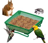 Mangeoires à oiseaux d'extérieur - Plateau d'extérieur pour oiseaux à - Station d'alimentation en maille pour lapins corbeaux geais écureuils décoration jardin extérieur