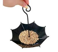 Mangeoires À Oiseaux,Mangeoire Parapluie pour Oiseaux Sauvages - Plateau Décoratif À Hauteur Réglable pour Nourriture Poulet Deck Extérieur Point Observation