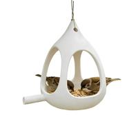 Mangeoires à Oiseaux pour Extérieur - Grand Plateau résistant à la Pluie,Mangeoire Suspendue pour Jardin, Cour, Balcon | Jardin, Terrasse, Balcon, Cour, Observatoire Ornithologique