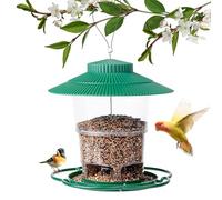 Mangeoires à oiseaux pour l'extérieur - Cadre résistant aux intempéries, design style lanterne | Station de suspension de grande capacité, mangeoire étanche pour oiseaux de jardin, moineaux sauvages