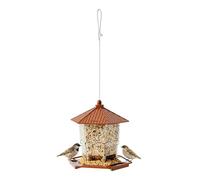 Mangeoires à oiseaux pour l'extérieur | Fontaine à eau suspendue avec gamelle d'eau rechargeable | Mangeoire à oiseaux de fenêtre résistante aux écureuils avec plateau d'atterrissage - Pour animaux de