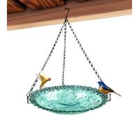 Mangeoires À Oiseaux pour L'extérieur, Mangeoire Posur Petits Oiseausx,Bol De Bain ’oiseausx Suspsendu | Plateau De Bain d'oiseaux pour La Décoration De Jardin, Bol d'eau Pousr Oisesaux, Mangeoire D