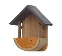 Mangeoires à Oiseaux pour l'extérieur - Outil d'alimentation en Bois résistant aux intempéries, mangeoire pour Oiseaux de Balcon avec Design Robuste, pour Regarder la Nourriture pour Animaux