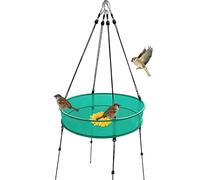 Mangeoires à oiseaux pour l'extérieur | Plateau de nourriture en maille de 50,8 cm - Mangeoire à oiseaux à suspendre - pour pinsons, colibris observant le jardin en plein air