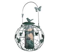 Mangeoires à oiseaux sauvages - Tube de rangement en métal - Mangeoires à oiseaux anti-écureuils | pour observer les oiseaux en plein air, patio, pelouse, jardin, balcon, parc, porche, terrasse