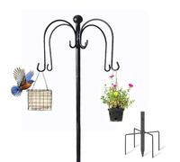 Mangeoires à oiseaux - Station de suspension pour oiseaux sauvages - 223,5 cm - Robuste - Pour mangeoires à suspendre - Station d'alimentation pour oiseaux - Support pour le jardin en plein air