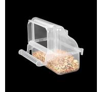 Mangeoires à Oiseaux Transparentes pour Une Facile des Niveaux de Nourriture et Station d ' Alimentation de Conception Anti-déversement pour mangeoire à Cage Suspendue