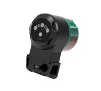 Mangeoires à poissons régulables avec minuteur automatique alimenté par piles Distributeur pour granulés Flocons Bâton Distributeur compact pour aquariums