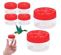 Mangeoires de colibris portables,Chargeur de colibris portable,Mangeoire manuelle pour oiseaux colibri | 6 pièces Petite Mangeoire pour oiseaux Oriole, outils d'alimentation créatifs pour vous