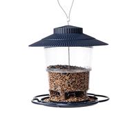 Mangeoires d'extérieur | Mangeoire pour Sauvages résistant aux intempéries - Lanterne de Jardin extérieure imperméable de Grande capacité pour moineaux de Bleu