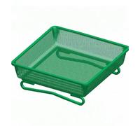 Mangeoires d'oiseaux Sauvages Carré Sol Plateau Mangeoire À Oiseaux en Métal Maille Bol Haute Capacité Au Sol Alimentation des Animaux Plateau Fournitures d'alimentation pour Animaux De Compagnie