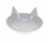 Mangeoires en forme tête de Kitty Duvoplus Stone Gris 175 ml / 14x14x6,5 cm