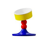 Mangeoires ergonomiques inclinées pour chats - Hauteur réglable - Base anti-basculement - En céramique - Pour chats de petite race