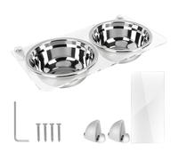 Mangeoires et abreuvoirs pour animaux domestiques - Gamelle murale pour chat - Vaisselle à suspendre - Accessoires muraux pour chats