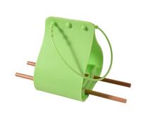 Mangeoires extérieures pour oiseaux - Plateau d'alimentation en silicone avec perchoirs en bois, support de fenêtre à sangle réglable | Mangeoire extérieure pour l'observation du jardin et de la cour,