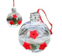 Mangeoires pour colibri pour l'extérieur élégant pendentif en forme | Station d'arrosage colibri avec 3 ports pour jardin, porche, balcon, famille, ami, grand-mère, grand-père, extérieur, jardin