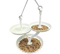 Mangeoires pour Oiseaux D'Extérieur - avec Chaîne Abreuvoir Déco Jardin - Station Alimentation Abreuvoir Oiseaux | pour Colibris Sauvages Pinsons Cour Patio Porche Arbre Maison Balcon