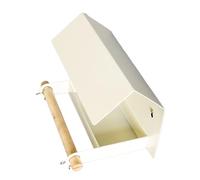 Mangeoires pour Oiseaux d'Extérieur,Boîte De Nourrissage Imperméable avec Toit | Mangeoire Extérieure pour Chardonnerets - pour Jardin Véranda Arrière-Cour Arbre Balcon Terrasse Pinson