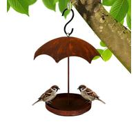 Mangeoires pour Oiseaux d'Extérieur Conteneur Alimentaire pour Oiseaux avec | Station de nourrissage pour oiseaux bleus Propriétaires et amoureux des animaux, terrasse, pelouse,