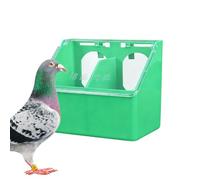 Mangeoires pour Oiseaux Extérieur - Bol Étanche Robuste À Double Trou - Boîte À Manger pour Pigeons avec Couvercle,pour Perruche Caille Perroquet Volaille Poulet en Intérieur Et