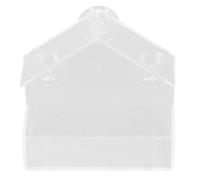 Mangeoires pour Oiseaux, Pratique et Simple, Type de Maison en Acrylique, mangeoire de fenêtre pour Oiseaux de Compagnie, nichoir