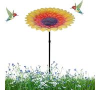 Mangeoires pour Oiseaux Sauvages,Mangeoire à Oiseaux sur Pied en Forme de pour Jardin - Plateau de Jardin en Métal à s pour Pelouse, Terrasse et Décoration Extérieure