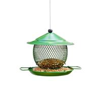 Mangeoires pour oiseaux sauvages - Récipient alimentaire pour oiseaux bleus pour jardiniers | Conception anti-écureuil avec crochet de suspension, accessoire de Patio extérieur, décoration de balcon d