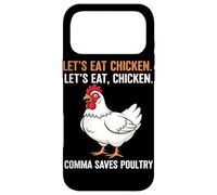 Mangeons du Poulet. Mangeons, Poulet. La Virgule Sauve Coque pour iPhone 17 Pro Max