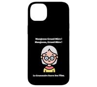 Mangeons Grand-Mère Humour Grammaire Française Coque pour iPhone 14 Plus