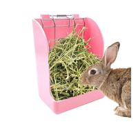 Manger de foin pour lapin d'Inde | Dipense de Bowle Bowls de Seaper for Hen Rack, Distributeur de bols électriques Power, accessoires de cage de support d'auto-leting pour animaux