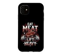 Manger de la Viande Lift Régime Carnivore Lourd Coque pour iPhone 11