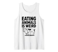Manger des Animaux est Bizarre Humour végétarien drôle Débardeur