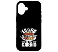 Manger des crêpes est mes crêpes cardio Coque pour iPhone 16