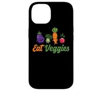 Manger des légumes végétariens végétaliens Nourriture véganisme Cadeau Coque pour iPhone 14