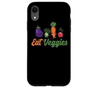 Manger des légumes végétariens végétaliens Nourriture véganisme Cadeau Coque pour iPhone XR