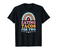 Manger des Tacos pour Deux grossesses Annonce Boho Rainbow T-Shirt