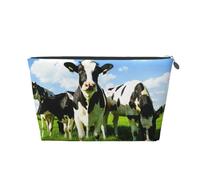 Manger des Vaches dans Les pâturages d'été, Trousse de Toilette Trousse de Maquillage Sac à cosmétiques Trousse de Toilette de Voyage Portable