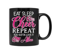 Manger, Dormir, Applaudir, Recommencer Tasse À Café Durable Tasse À Thé Drôle Mug Cadeau Mignon Pour Bureau Noël Pâques 330 Ml