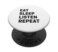 Manger, Dormir, écouter, répéter PopSockets PopGrip Adhésif