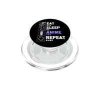 Manger, Dormir, répéter, Anime, Manga PopSockets PopGrip pour MagSafe