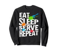 Manger Dormir Servir Répéter Vie Militaire Fière Sweatshirt