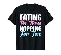 Manger pour trois siestes pour deux mamans enceintes Grossesse T-Shirt