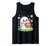 Mangeur de Ramen fantôme Floral Kawaii, Nourriture Halloween Débardeur