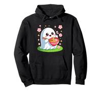 Mangeur de Ramen fantôme Floral Kawaii, Nourriture Halloween Sweat à Capuche