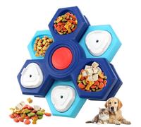 Mangeur lent pour chiens, lécheur pivotant pour animaux domestiques avec plusieurs couches, mangeur lent interactif pour chiots - pour usage intérieur, dortoir, maison, cuisine, salon, balcon